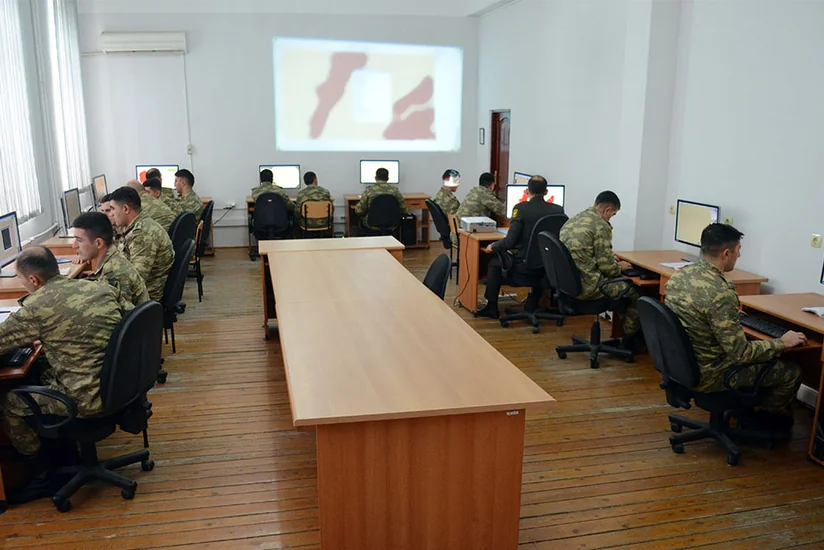 Проводятся командно-штабные учения воинских частей Азербайджанской армии