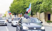 Araz-Naxçıvanın Konfrans Liqasına vəsiqə qazanması münasibətilə qələbə yürüşü keçirilib