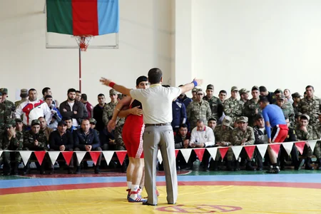 ​Milli qəhrəman Əliyar Əliyevin xatirəsinə həsr olunmuş güləş birinciliyinə start verilib - FOTO