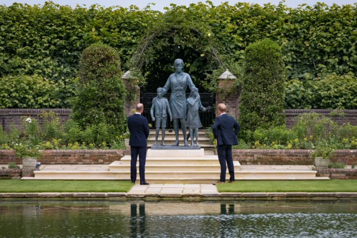 Princess Diana's sons unveil her statue in Kensington Palace