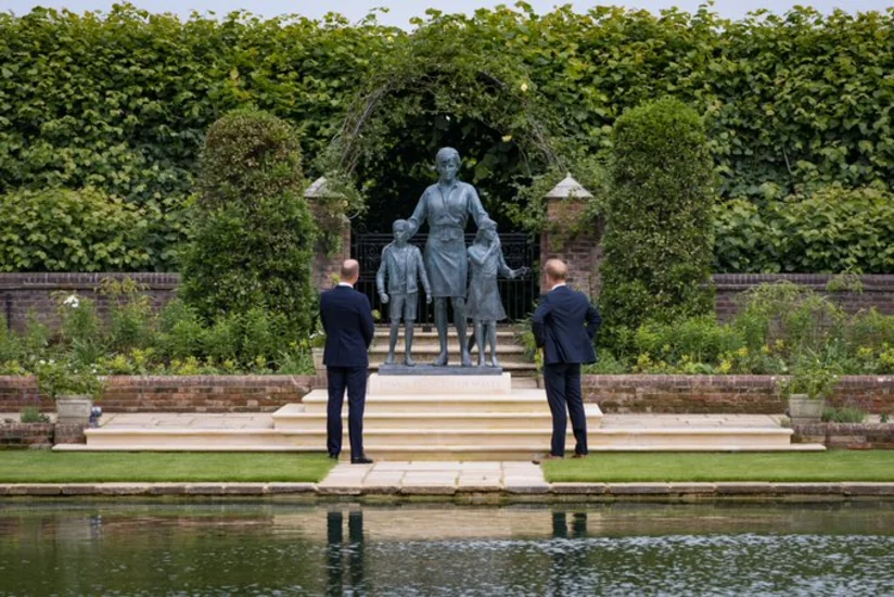 Princess Diana's sons unveil her statue in Kensington Palace