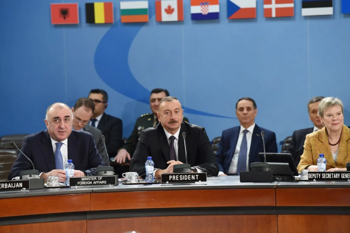 President llham Aliyev attends NATO's North Atlantic Council meeting in Brussels