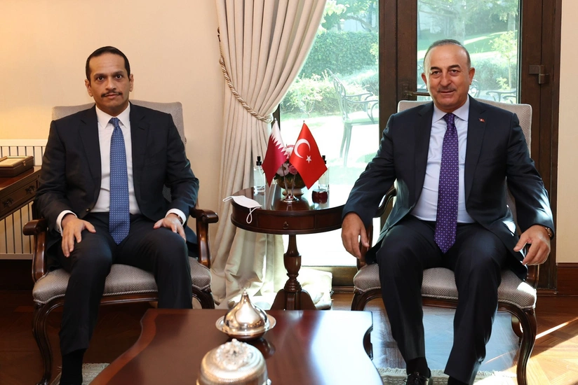 Mövlud Çavuşoğlu qətərli həmkarı ilə görüşüb