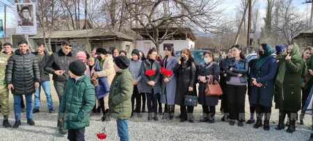 Şəkidə şəhid bulağının açılışı olub