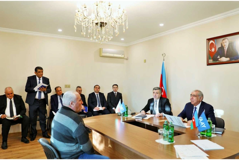 Saleh Məmmədov Siyəzəndə vətəndaşları qəbul edib