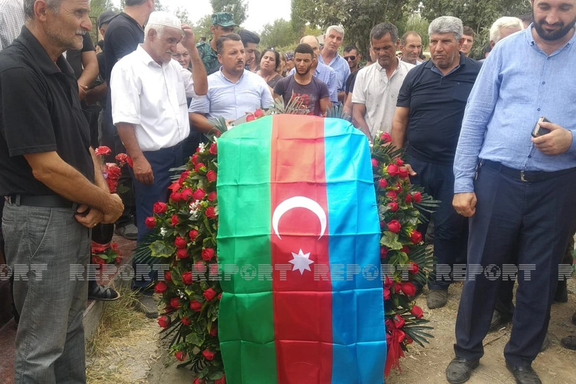 Farewell ceremony for martyr of Azerbaijani Army held