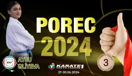 Azərbaycan karateçisi Xorvatiyada bürünc medal qazanıb