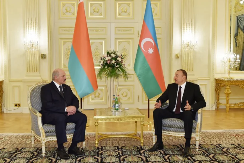 Azərbaycan və Belarus prezidentləri görüşüb