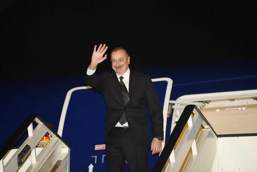 Prezident İlham Əliyevin Sankt-Peterburq şəhərinə işgüzar səfəri başa çatıb