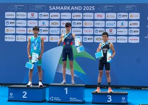 Азербайджанские триатлонисты успешно выступили на Открытом чемпионате Узбекистана