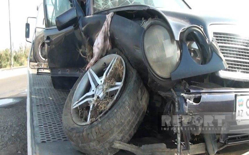 Goranboyda yol qəzası olub, qadın ölüb, oğlu xəsarət alıb