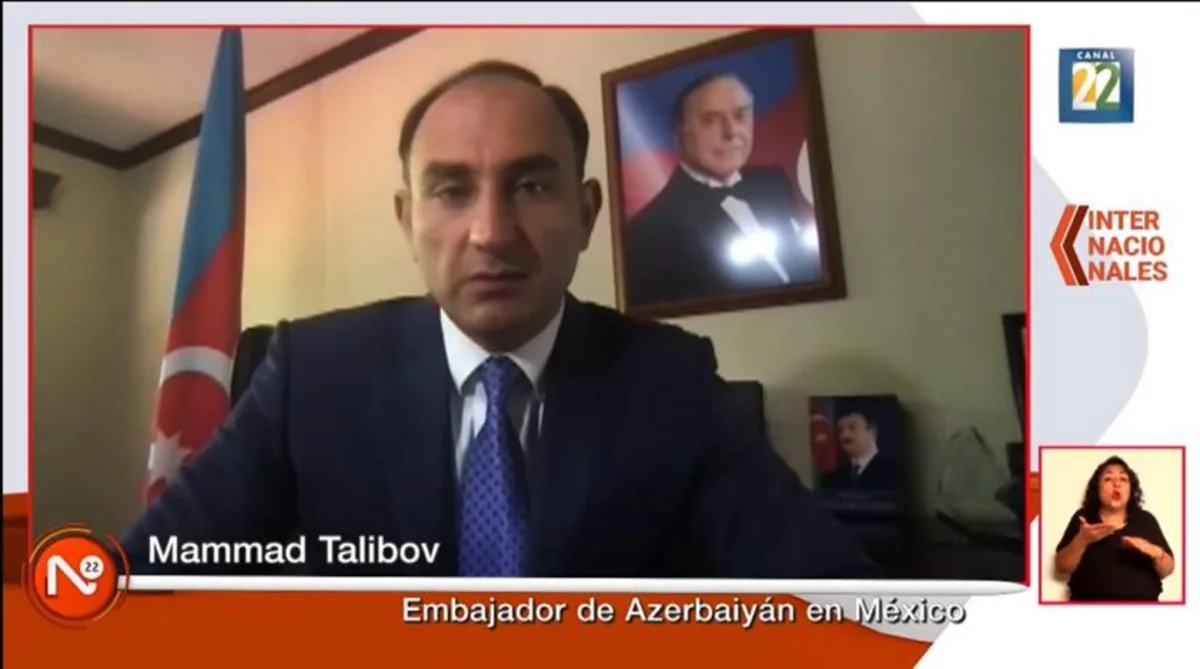 Ermənilərin törətdiyi kütləvi dağıntılar Meksikanın dövlət televiziyasında