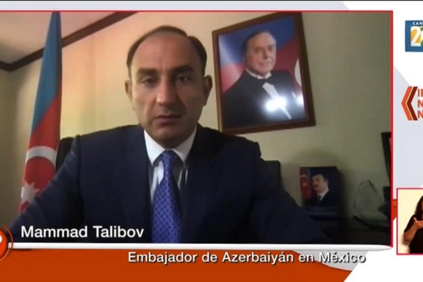 Ermənilərin törətdiyi kütləvi dağıntılar Meksikanın dövlət televiziyasında