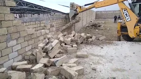 На Абшероне предотвращено незаконное строительство