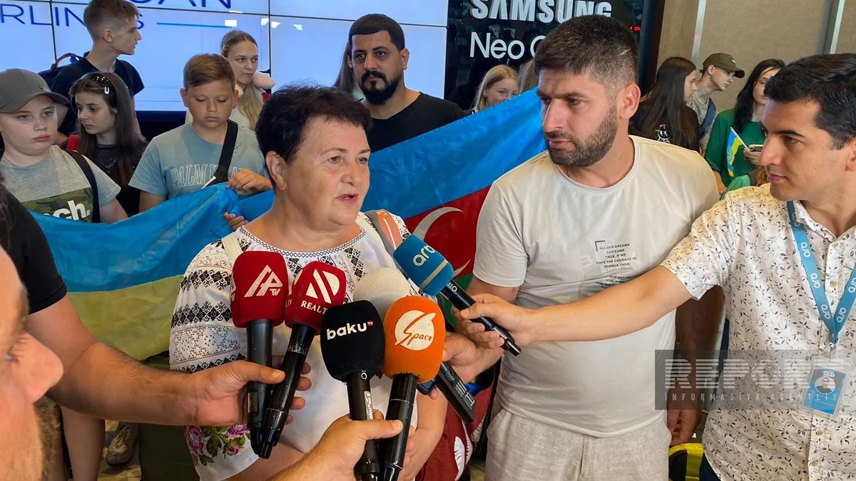 Ukrayna nümayəndəsi: Uşaqlarımıza müharibədən uzaqlaşmaq imkanı verən təşkilatçılara minnətdarıq