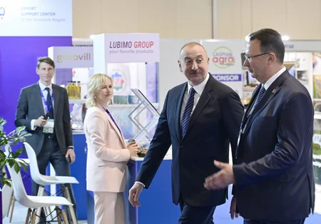 Prezident İlham Əliyev “InterFood Azerbaijan” və “Caspian Agro” sərgiləri ilə tanış olub - YENİLƏNİB