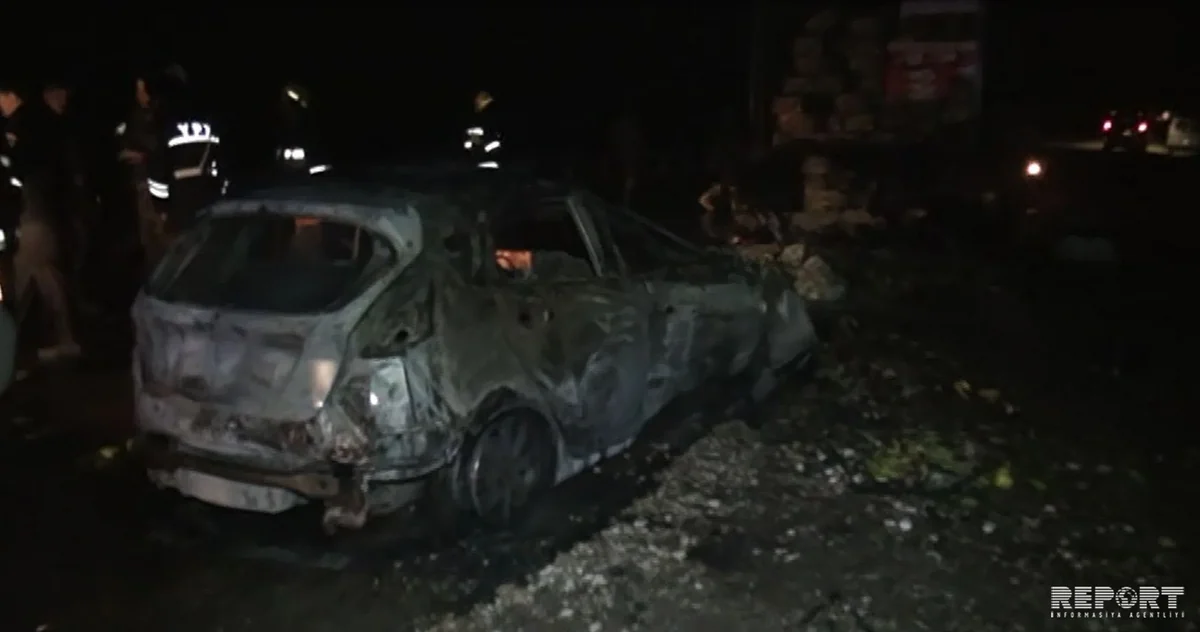 Стали известны личности сгоревших заживо в автомобиле в Азербайджане - ВИДЕО - ОБНОВЛЕНО - 2