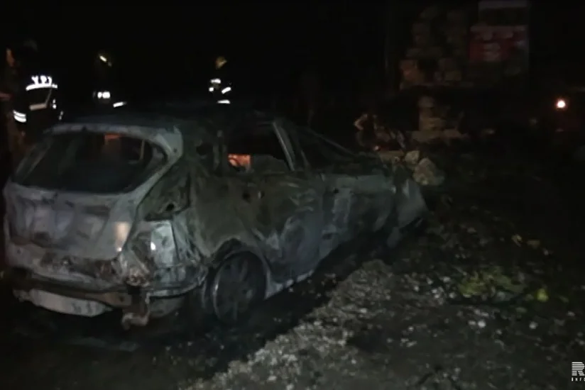 Стали известны личности сгоревших заживо в автомобиле в Азербайджане - ВИДЕО - ОБНОВЛЕНО - 2