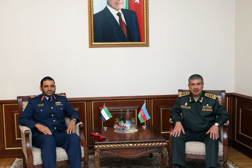 Azerbaijani Defense Minister meets with General of UAE