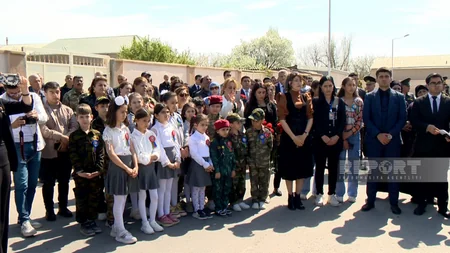 Naxçıvanda şəhidin xatirəsi doğulduğu kənddə əbədiləşdirilib