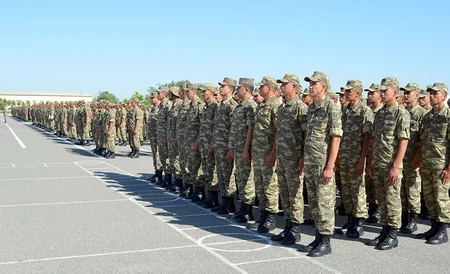 Azerbaijani servicemen leave for Commando Courses in Turkey