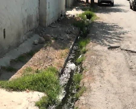 Kürdəmirin mərkəzində antisanitariya: sakinlər kanalizasiya probleminin həllini gözləyir - REPORTAJ