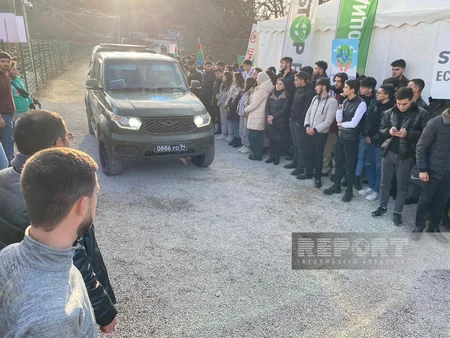 Bu gün Xankəndi-Laçın yolundan keçən avtomobillərin sayı 16-ya çatıb - YENİLƏNİB-5