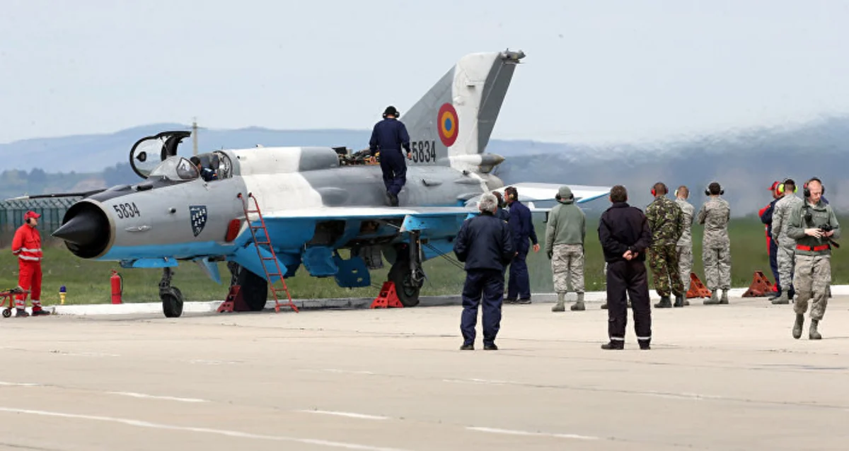 Rumıniya Hərbi Hava Qüvvələrinə məxsus “MiQ-21 Lancer” qəzaya uğrayıb