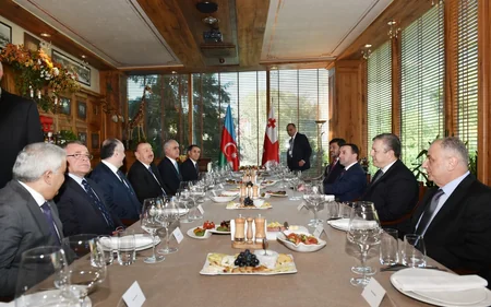 Prezident İlham Əliyev Gürcüstanda bir sıra görüşlər keçirib və səfər başa çatıb