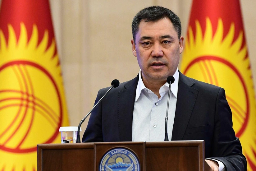 Inauguration of Kyrgyz President broadcast via Azerspace-1