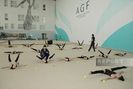 Naxçıvan və Zirə bədii gimnastları MGA-da təlim-məşq toplanışında iştirak edirlər