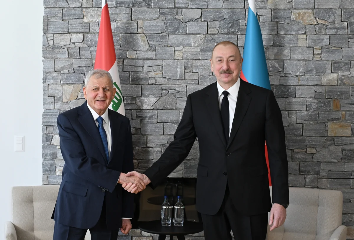 Prezident İlham Əliyev Davosda İraq Prezidenti ilə görüşüb - YENİLƏNİB