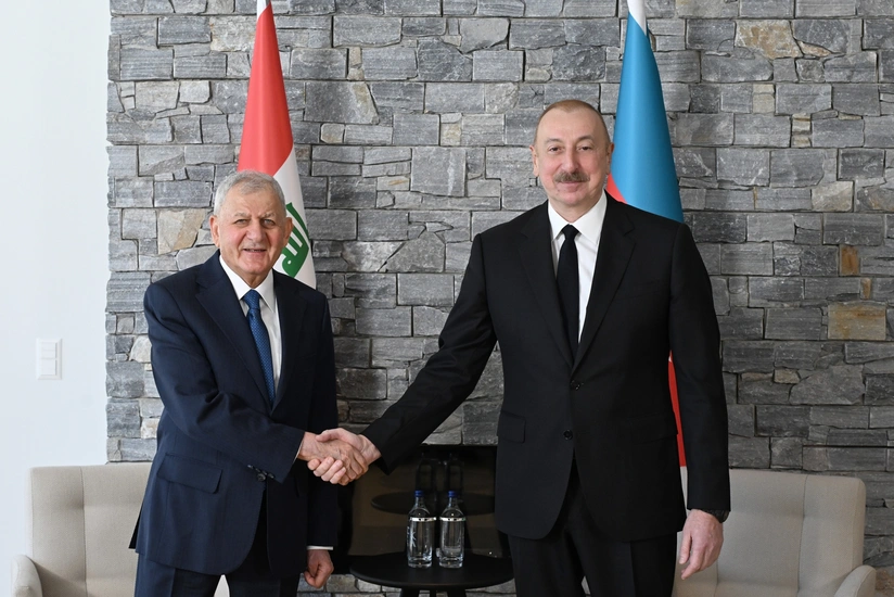 Prezident İlham Əliyev Davosda İraq Prezidenti ilə görüşüb - YENİLƏNİB