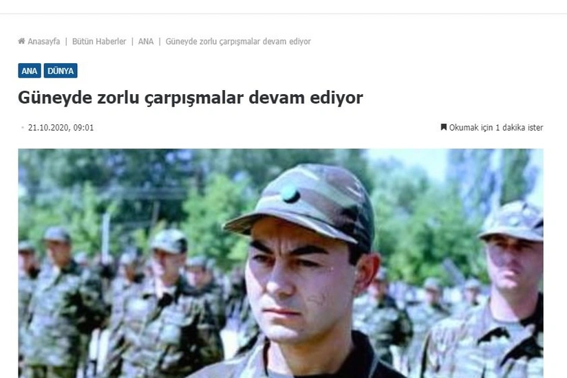 Ermənistan mətbuatı Sərdar Ortacı Qarabağda “öldürdü”