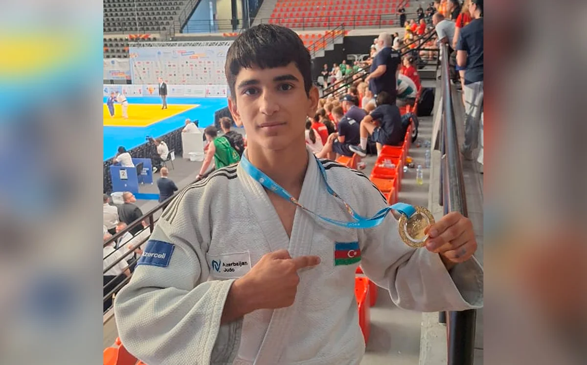 Qızıl medal qazanan Azərbaycan cüdoçusu: EYOF-da əldə etdiyim mükafat mənim üçün çox dəyərlidir