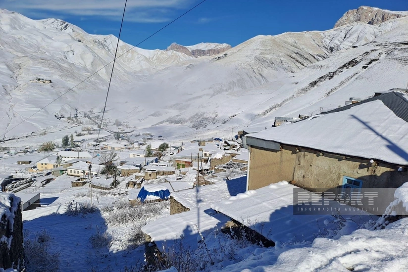 Quba və Gədəbəyin dağlıq ərazilərinə qar yağıb - FAKTİKİ HAVA