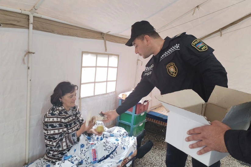 FHN Qarabağın erməniəsilli əhalisi üçün çadırlar qurub