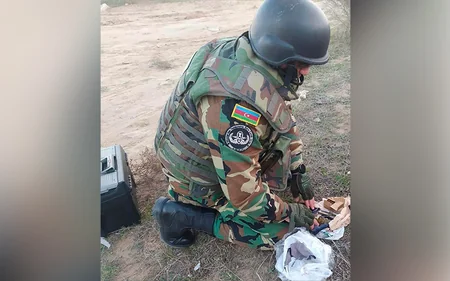 В Хазарском районе Баку обнаружены боеприпасы