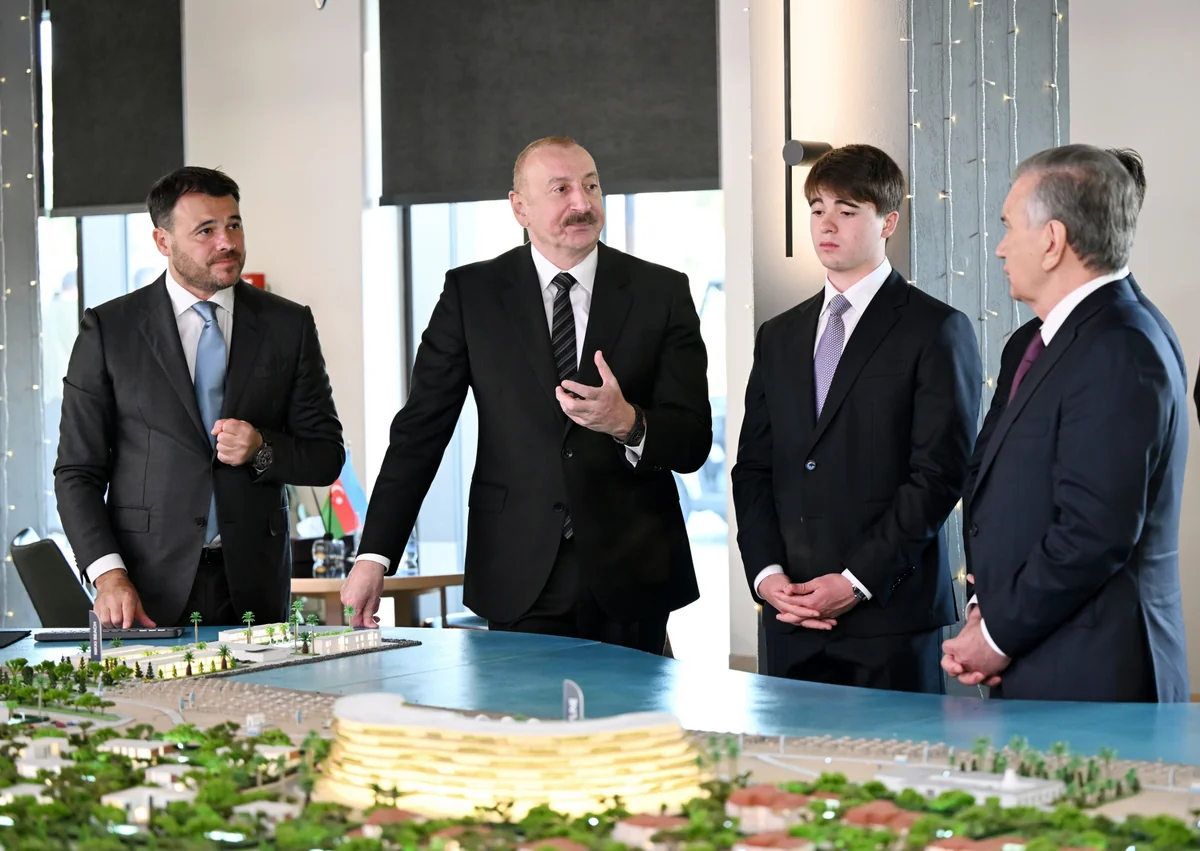 Azərbaycan və Özbəkistan prezidentləri “Sea Breeze” istirahət mərkəzində olublar