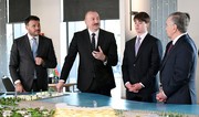 Presidents of Azerbaijan, Uzbekistan visit Sea Breeze recreation center