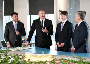 Президенты Азербайджана и Узбекистана посетили центр отдыха Sea Breeze