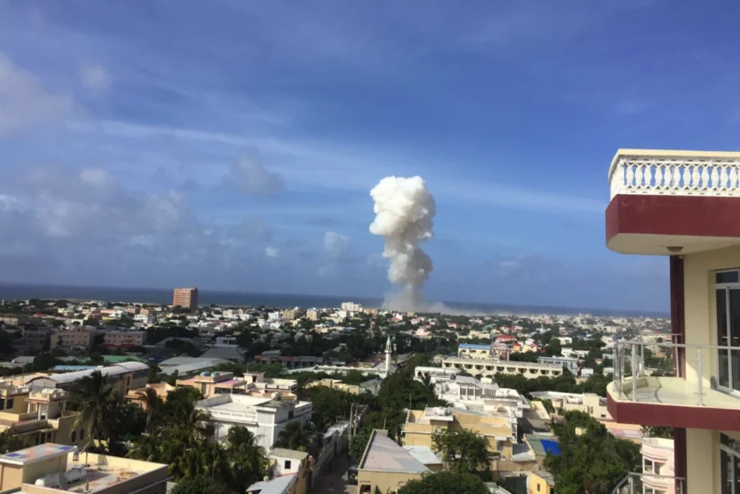 Somalidə hava limanında güclü partlayış baş verib