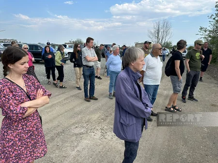 Xarici səyahətçilər Ağdamda olublar