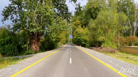 Zaqatalada Əliabad-Bəhmətli-Kürdəmir-Lahıc yolu yenidən qurulub