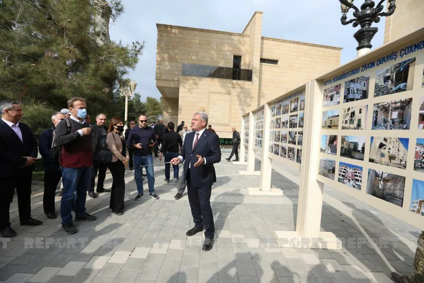 Представители дипкорпуса проинформированы о разрушениях в Тертере в ходе войны