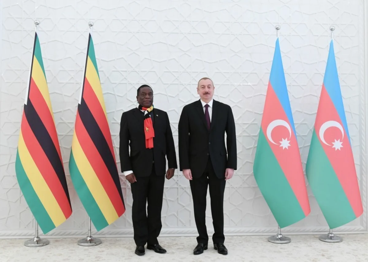 Azerbaijani, Zimbabwean presidents met