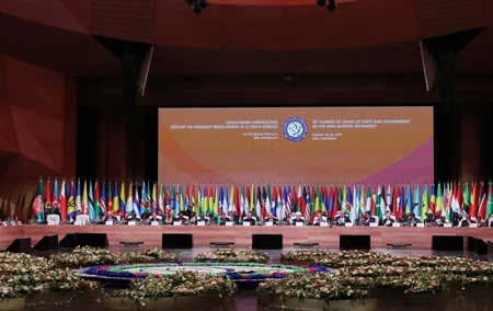 Qoşulmama Hərəkatının Bakı Zirvə Görüşü işini ümumi debatlarla davam etdirib - YENİLƏNİB