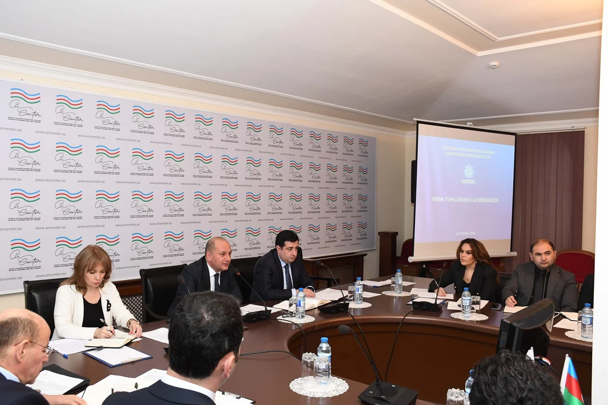 Mina təhlükəsi ilə mübarizə istiqamətində tədbir keçirilib