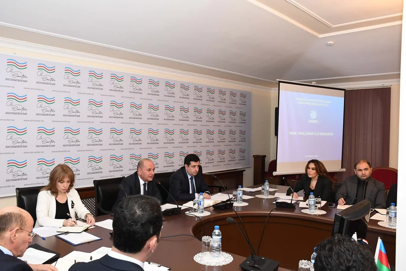 Mina təhlükəsi ilə mübarizə istiqamətində tədbir keçirilib