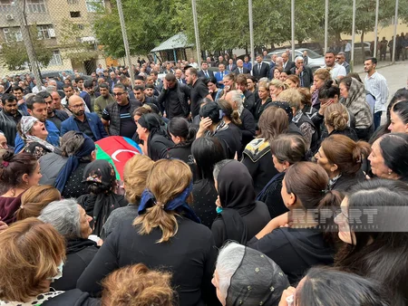 Ermənilərin törətdiyi terror aktı nəticəsində Şuşada həlak olan mülki şəxs dəfn olunub - YENİLƏNİB